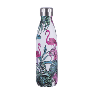 Avanti 500ml Stainless Steel Fluid Bottle - Flamingo