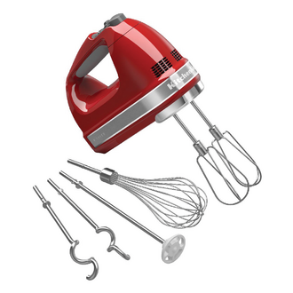 KitchenAid 9 Speed Hand Mixer - Empire Red